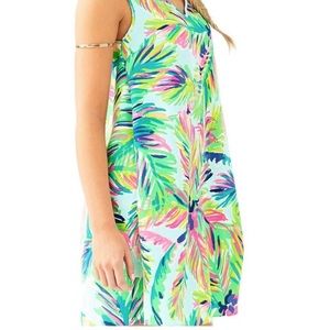 Lilly Pulitzer Anamaria Sleeveless Swing Trapeze Dress Multi Island Small NWT